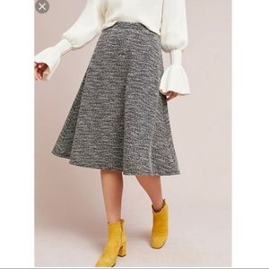 Anthropologie Isla Maude Marce Textured Knit Skirt
